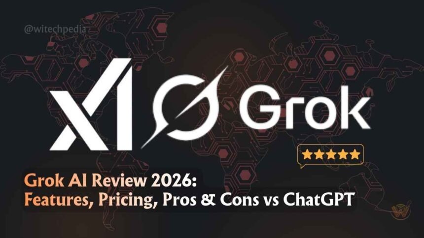 Grok AI Review 2026 Features, Pricing, Pros & Cons vs ChatGPT