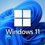 Official Windows 11 logo on a blue background for a guide on how to install Windows 11 for free.