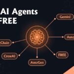 How to build AI agents for free using open-source tools like LangChain, CrewAI, and AutoGen