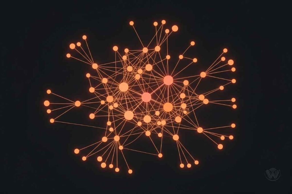 An interconnected data graph representing the best productivity tools 2026 for note-taking.