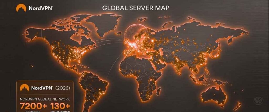 Nordvpn Review 2026 Global Server Network Map 7200 Servers
