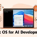 Hero image showing best OS for AI development
