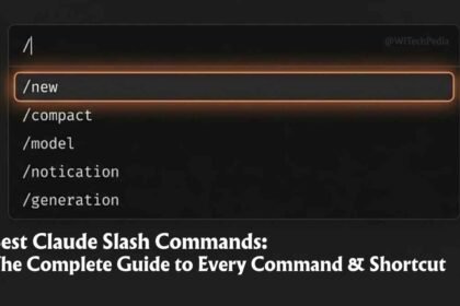 Claude slash commands interface showing the slash command palette in a dark terminal-style UI