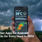 Best weather apps for Android 2026 showing forecast screen on a modern Android phone