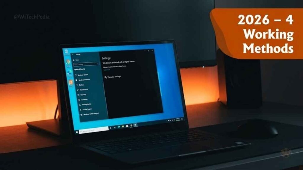 Comprehensive guide showing how to activate Windows 10 for free in 2026 with four working methods